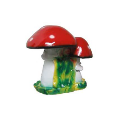 Skulptur Pilz Haus Statue Garten Figuren 45cm Statuen Skulpturen Figur Neu L6