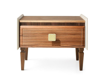 Komplette Nachttische Nachtkonsole Beistellttische Holz Braun Set 2tlg