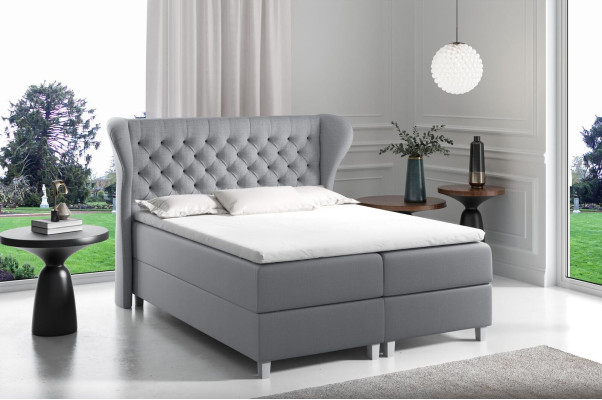 Bett Chesterfield boxspring möbel betten king size samt hotel neu schlafzimmer