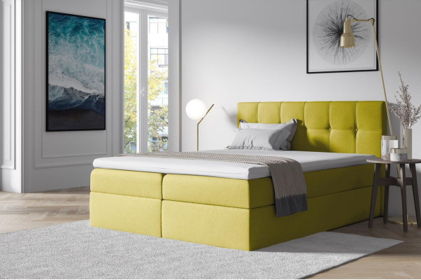 Stoff Boxspringbett Textil Design Doppel Hotel Schlafzimmer Modern Bett Betten