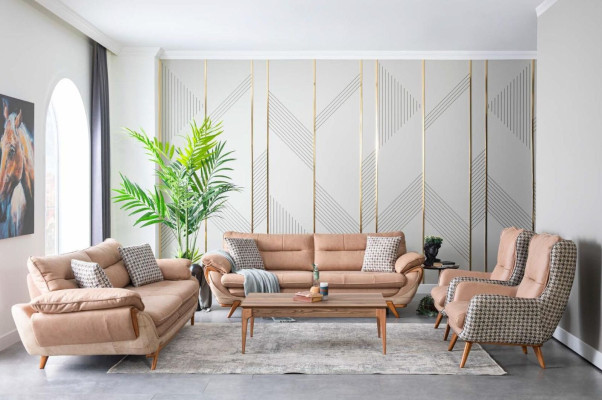 Schlafsofa Couch Klappsofa Dreisitzer Couchen Sofa Bettfunktion Stoff