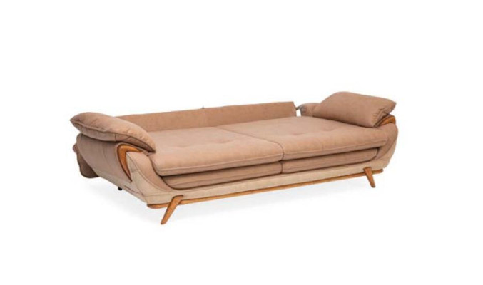 Schlafsofa Couch Klappsofa Dreisitzer Couchen Sofa Bettfunktion Stoff
