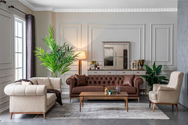 Verstellbare Multifunktion Couch Sofa Dreisitzer Couchen Design Sofas Weiß