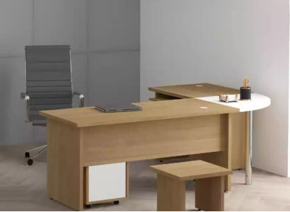 Arbeitszimmer Eckschreibtisch Moderne Design Büromöbel Tisch Office
