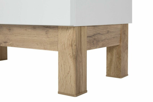 Badschrank Hochschrank Schrank Aufbewahrung Dekorative Badezimmer Weiß Bad