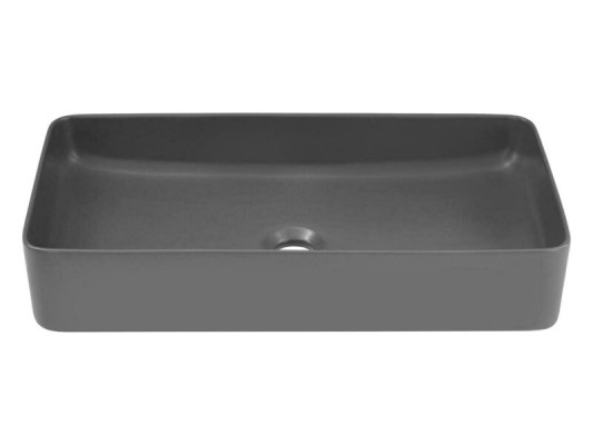 Schwarzer Waschbecken Keramik Aufsatz Tisch Platte Waschtisch Becken