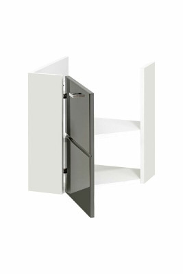 Eck Waschtisch Waschtisch mit Unterschrank 40 cm Ecke Becken Waschbecken Keramik