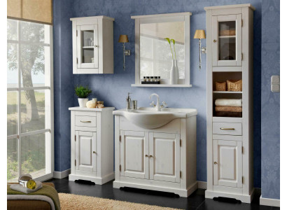 Badezimmer Badmöbel Set Badmöbelset Waschbecken 5tlg. Zimmer