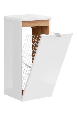 Universelle Hängeschrank Schrank Dekorative Badmöbel mit einem Wäschekorb