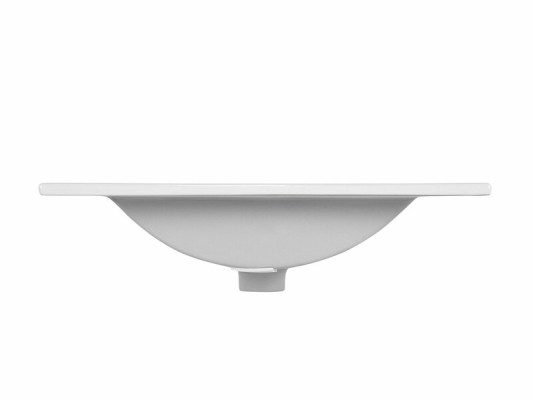 Waschtisch Einbauwaschtisch Waschbecken 81 x 46 cm Weiß Waschtisch