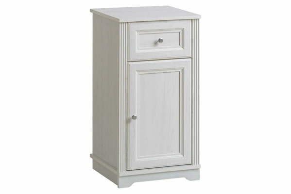 Badmöbel Unterschrank Badschrank weiß 81cm Schrank Badezimmermöbel Hänge Bad Neu