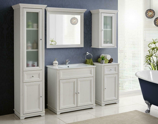 Design Möbel Badezimmer Bad Set Garnitur Waschbecken Schrank