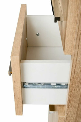 Design Badezimmer Möbel Bad 3 tlg. Deko Set Garnitur Schrank Waschbecken