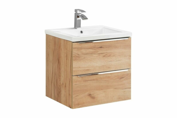 Design Luxus Waschtisch Waschbecken Wand Hänge Schrank mit Einbau