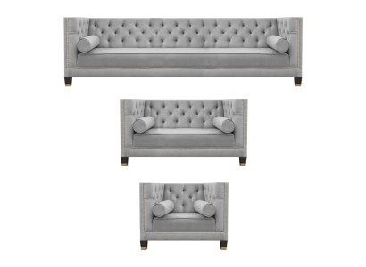 Sofagarnitur Designer Sofas Couch Wohnzimmer Luxus 4+2+1 Couchgarnitur
