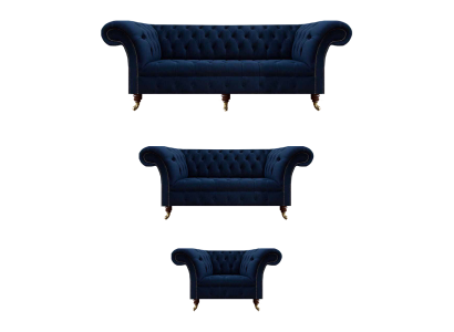 Wohnzimmer Komplett Möbel 3tlg Sofas Couch Luxus Sessel Textil Einrichtung