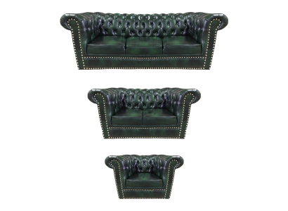 Sofagarnitur 3tlg Wohnzimmer 3+2+1 Modern Design Sessel Chesterfield