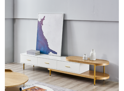 rtv Lowboard Schubladen Regale Kommode Tisch Wohnzimmer Holz Design