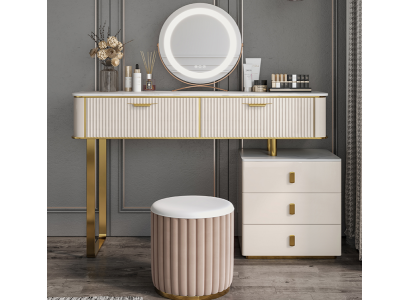 Schminktisch Spiegel Luxus Konsole Kommode Schlafzimmer Konsolentisch