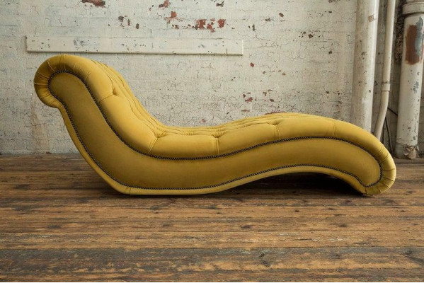 Chesterfield Chaiselongues Sofa Liege Chaise Club Relax Liegen Leder
