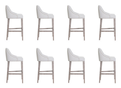 Design Barhocker 8x Stuhl Hocker Tresen Bar Set Stühle Komplett Garnitur Neu