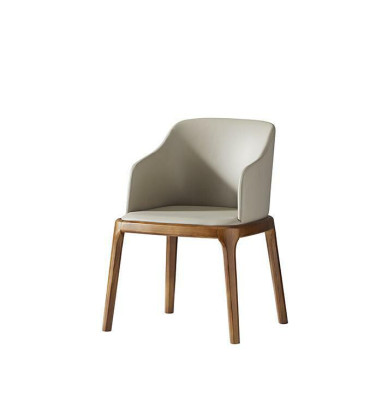 Stuhl 1x Ess Zimmer Polster Stuhl Sessel Fernseh Lounge Club Textil Sitz Leder
