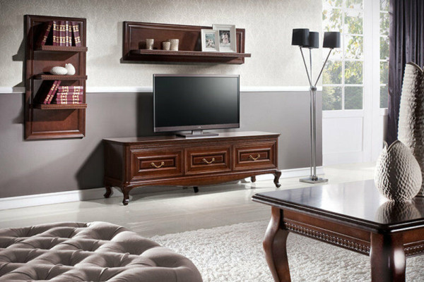 Esstisch Tisch Tische Echtholz Holztisch Klassischer Barock Style Esszimmer V-3