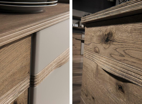 Großer Tisch Esstisch Holztisch Konferenztisch Ausziehbar 200cm Model CM-S1 
