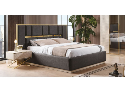 Elegant Schlafzimmer Set von 3tlg modern luxuriös Möbel Beige Farben