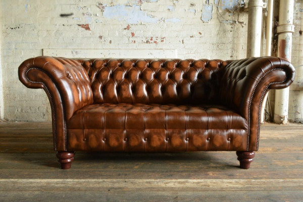 Sofa Design 2 Sitzer Sofa Garnitur Couch Ledersofa Couch Polster Büroeinrichtung