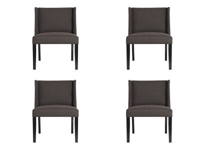 4x Stühle Stuhl Polster Design Lounge Club Sitz Lehn Garnitur Sessel Neu