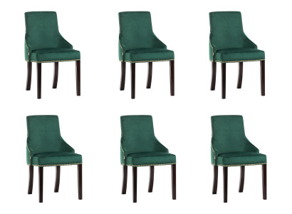 6x Design Polster Sitz Stühle Modern Seht Garnitur Sessel Lounge Club Set