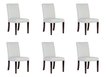 6x Stühle Stuhl Polster Design Lounge Club Sitz Lehn Garnitur Sessel Neu