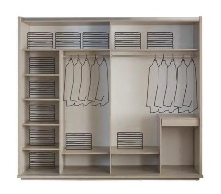 Stilvoller Weißer Kleiderschrank Schlafzimmer Schränke Luxus Holz Möbel