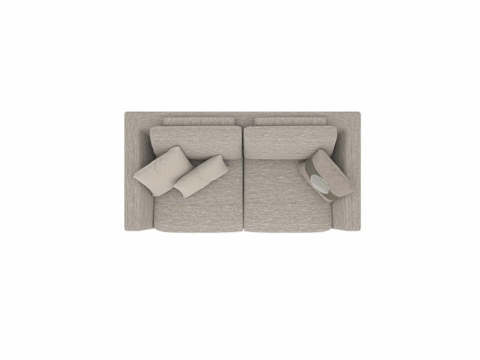 Design Polstersofa Wohnzimmer Zweisitzer Sofa Couch Polstermöbel Textil Neu