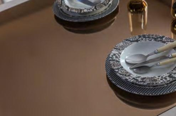 Edle Esszimmer Garnitur Luxus Glastisch Edelstahlstühle Modern 7tlg Set