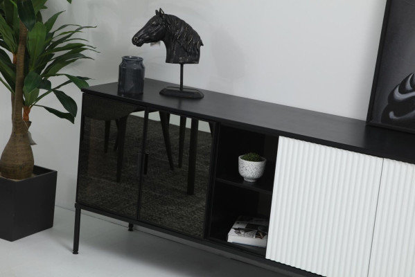 Sideboard Kommode Anrichte Holz Modern Weiß Wohnzimmer Kommoden Design