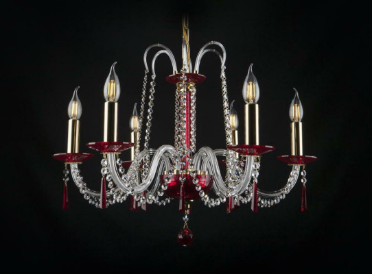 Kronleuchter Antique Style Lampe Rotes Licht Abdecken Lampen Kronleuchter Lampe Kristall