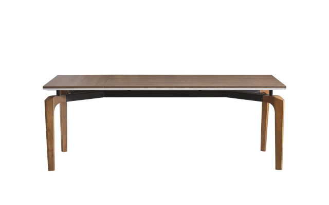 Luxus Brauner Esstisch Moderne Esszimmer Möbel Stilvolle Holztische
