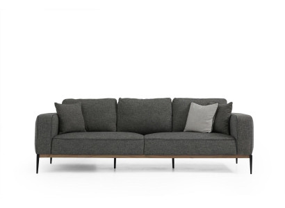 Viersitzer Sofa 4 Sitzer Stoff Sofas Modern Design Wohnzimmer Grau