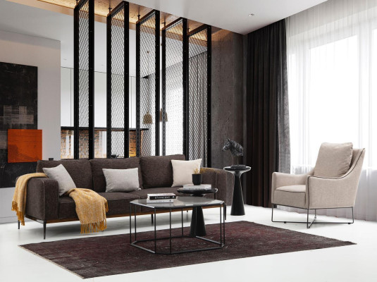 Sofagarnitur 431 Sitzer Sofa Garnitur Beige Sofas Sessel Modern Set