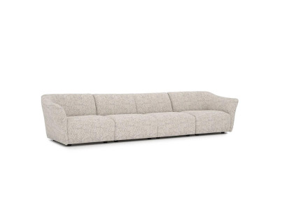 Wohnzimmer Polstermöbel Textil Sofa Couch Viersitzer Modern Design Möbel