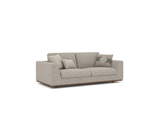 Wohnzimmer Set 4tlg Zweisitzer mit Dreisitzer Sofa Polster Textil 2x Sessel Neu