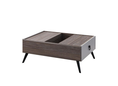 Couchtisch Sofatisch Holz Beistelltisch Kaffeetisch Grau Wohnzimmer