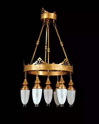 Hängeleuchte Kronleuchter Lampe Kristalllampe Deckenleuchte Lampen 60x125