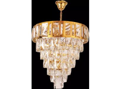 Deckenleuchter Kronleuchter Luxus Gold Deckenlampe Luster Kristall Leuchte