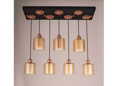 Deckenkronleuchter Kristallhänger Lüstern Luxus Deckenbeleuchtung Gold