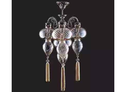 Lampen Deckenleuchter Lüster Kronleuchter Deckenlampe Glas Silber Neu