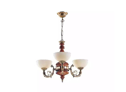 Kronleuchter Deckenleuchter Lüster Deckenlampe Lampen Braun Klassischе