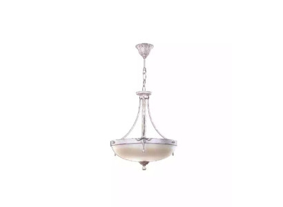 Kronleuchter Deckenleuchter Lüster Modern Deckenlampe Beige Glas Lampen